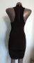 Еластична дизайнерска рокля с кожен ефект "Gestuz"® / унисайз , снимка 5