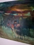 Маслена картина 60/41 см – експресивен пейзаж, снимка 2