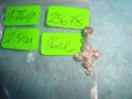СРЕБЪРНО МИНИАТЮРНО СКЪПОЦЕННО КРЪСТЧЕ СРЕБРО 925 с ИНКРУСТИРАНИ КАМЪНИ ЦИРКОНИ 25678, снимка 4