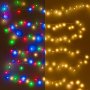 Коледни лампички с дистанционно, 400 LED диода, Многоцветни/Топло бяло, снимка 2