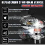 H7 LED крушки 150w мини 4-странни Canbus, 30000LM, снимка 7