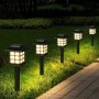 Комплект 6 броя соларни LED лампи за двор и градина, снимка 1