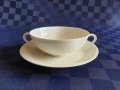 Порцеланови немски чаши-купи с две дръжки и подложни чинии - 8 комплекта- Бавария, снимка 3