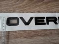 Рейндж Роувър Оувърфинч Range Rover Overfinch емблема надпис, снимка 3