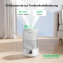 Homvana Овлажнител за въздух 3.6L 360° студена мъгла, снимка 4