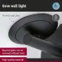Черен LED аплик Paulmann 71074 Gove, 5 W, 400 lm, 3000 K, IP44, снимка 4
