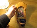 Голям православен иконостас с кандило Богородица и младенеца - 30 х 16 см, снимка 4