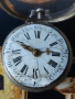J. Miller. Сребърен джобен часовник  1760г, снимка 13