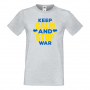 Мъжка тениска KEEP CALM AND STOP WAR Украйна, спрете войната, подкрепям Укркайна,, снимка 6