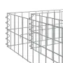 vidaXL Габион повдигната леха, поцинкована стомана, 500x100x20 cм, снимка 7