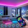 RGB LED лента, 10 м Bluetooth/Дистанционно управление, многоцветна, снимка 3