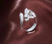 Сребърен пръстен " Дракон " ., снимка 3