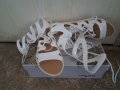Дамски сандали с връзки , снимка 1 - Сандали - 41354209