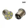 LED крушки BA9S 24V 6000K 2 броя с бяла светлина, снимка 1