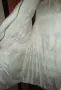 Бял, дебел, зимен дълъг елек от шушлеков плат, снимка 3