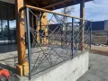 Парапети за стълбища и тераси от ковано желязо, снимка 1