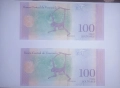 Венецуела 100 боливара 2018 UNC, снимка 2