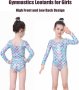 Surgoal Gymnastics Leotards Трико за момичета с дълъг ръкав за спорт, балет и др. за деца 3-12 год., снимка 2