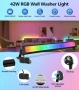 42W RGB прожектор с дистанционно управление, 360° стенен прожектор, 10 цвята, 30 режима, таймер, 6 н, снимка 2