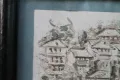 Стара картина ''Велико Търново'' 1997-ма г., снимка 2