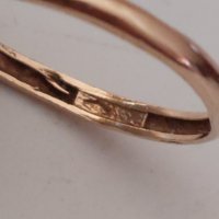 Дамски златен 18к пръстен с изумруди/бяло злато/Златна златни, снимка 6 - Пръстени - 40309185