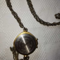часовник медальон с батерия, снимка 2 - Дамски - 34350084