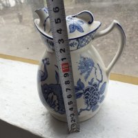 Порцеланов чайник Yuan Made in England порцелан, снимка 7 - Антикварни и старинни предмети - 35972952
