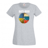 Дамска тениска ANTI WAR,спасете Украйна,против Войната, снимка 3 - Тениски - 36113545