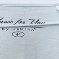 Бяла тениска BASIC FOR YOU , снимка 3 - Тениски - 39495725