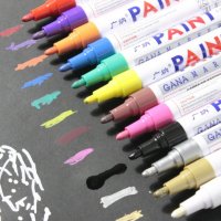 НОВИ! Перманенти маркери водоустойчиви различни цветове, снимка 3 - Ученически пособия, канцеларски материали - 39022151
