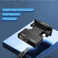 Кабели HDMI към VGA Адаптери Конектори, снимка 5 - Кабели и адаптери - 42701484