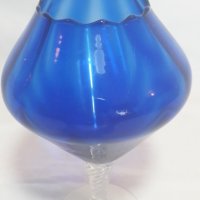 Чаша, ваза от цветно стъкло , снимка 2 - Декорация за дома - 33897977
