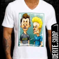 Тениска с щампа BEAVIS AND BUTTHEAD MTV, снимка 1 - Тениски - 36423309