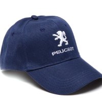 Автомобилна синя шапка - Пежо (Peugeot), снимка 1 - Шапки - 41060919