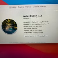 15" Core i7 MacBook Pro A1398 Mid-2014 (IG), снимка 9 - Лаптопи за работа - 38812904