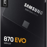 КАТО НОВ Samsung SSD 870 EVO 2TB Int. 2.5" SATA, V-NAND 3bit MLC, Read up to 560MB/s, Write up to 53, снимка 2 - Твърди дискове - 44731829