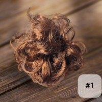 Кок коса с ластик - небрежен кок. Изкуствен косъм., снимка 2 - Аксесоари за коса - 40660934
