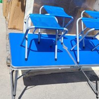 Сгъваем комплект маси и столове за къмпинг, снимка 3 - Къмпинг мебели - 41044095