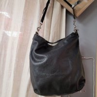 DECADENT чанта,тип торба черна Естествена кожа , снимка 11 - Чанти - 40820688