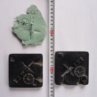 Стар немски калъп матрица за оръдие топ от каучук , снимка 1 - Колекции - 40265642