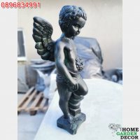 Градинска статуя фигура ангел от бетон, снимка 5 - Градински мебели, декорация  - 39515420