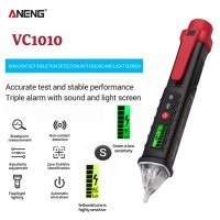 ANENG VC1010 Безконтактен детектор на напрежение фазомер тестер Non-contact Detector 12V-1000v, снимка 1 - Други инструменти - 44295975