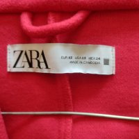 Червен тренч Zara, снимка 4 - Якета - 42013650