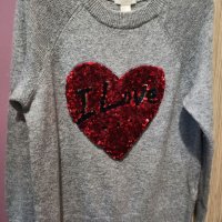 Дамска блуза H&M, размер S, снимка 1 - Блузи с дълъг ръкав и пуловери - 38959692