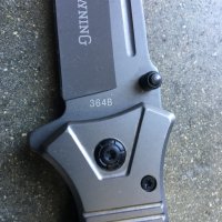 Сгъваем автоматичен Browning 364 В (черен) -88х220, снимка 5 - Ножове - 39593655