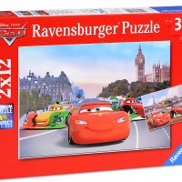 Пъзел Ravensburger Disney Cars 7554, 2x12 части, снимка 1 - Игри и пъзели - 35992643