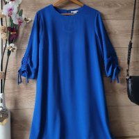 Тъмно синя рокля H&M , снимка 3 - Рокли - 44932164
