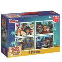 Disney Junior пъзел 4в1 Captain Jake and the Neverland Pirates , снимка 2 - Игри и пъзели - 41225053