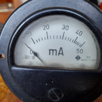 Стара измервателна система,Милиапмер метър, снимка 2 - Други ценни предмети - 44639980
