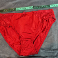 M/L (40/42)червени бикини с ликра, снимка 6 - Бельо - 36334257